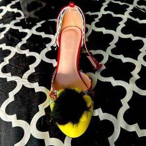 ONE-of-Kind Shoe. Bought , tried at home.  Too Big . Very Ornate. Show Stopper